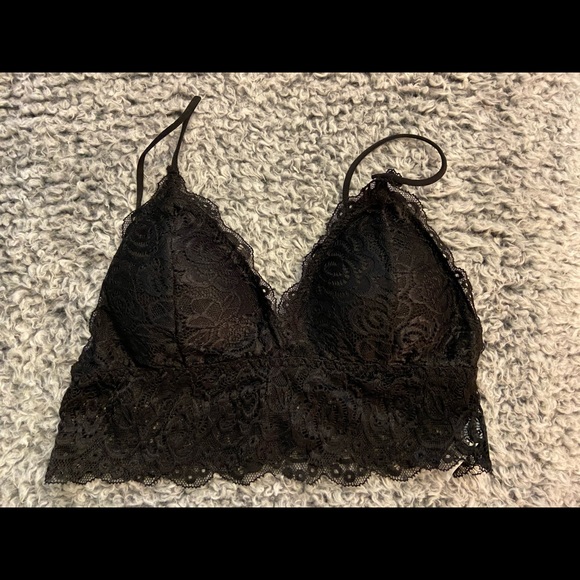 NWOT Shein Black Lace Bralette Lg (34C, 36A, 36B) - Picture 3 of 7